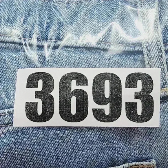 Aritzia Sunday Best Women's Baggy Jeans High Rise 100% Cotton Size 26 Wide Leg - Picture 7 of 7